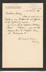k.k. naturhistorisches Hofmuseum, Intendanzakten 1885-1896 (Hauer), Aktenzahl Z.503/1888, Seite 1